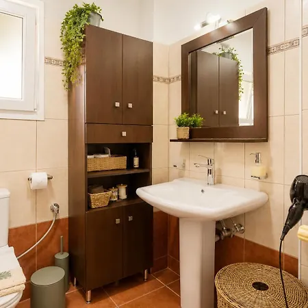 公寓 Yellow Tulip Apartment, Cozy Village Near Thessaloniki *